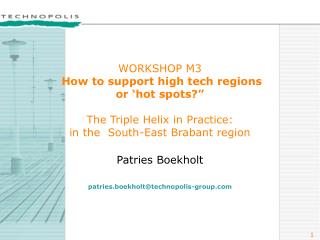 Patries Boekholt patries.boekholt@technopolis-group