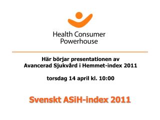 Svenskt ASiH-index 2011