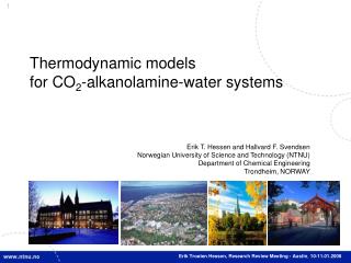 Thermodynamic models for CO 2 -alkanolamine-water systems