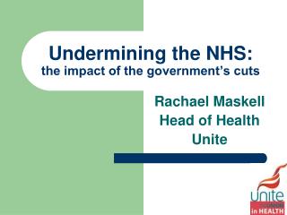 Undermining the NHS: the impact of the government’s cuts