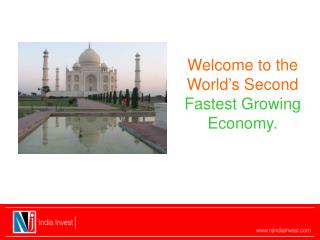 Welcome to the World’s Second Fastest Growing Economy.