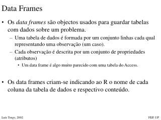 Data Frames