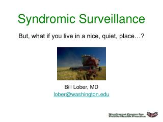 Syndromic Surveillance