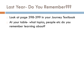 Last Year- Do You Remember???