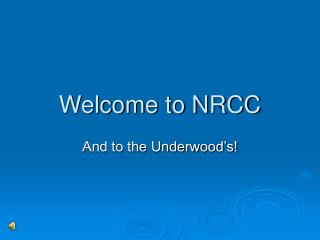 Welcome to NRCC