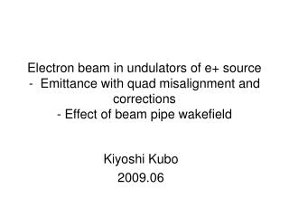 Kiyoshi Kubo 2009.06