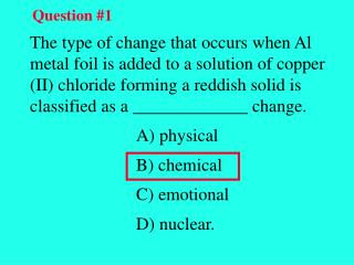 Question #1