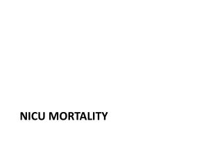 NICU Mortality