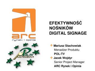 EFEKTYWNOŚĆ NOŚNIKÓW DIGITAL SIGNAGE