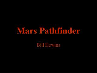 Mars Pathfinder