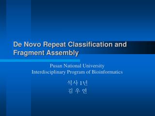 De Novo Repeat Classification and Fragment Assembly