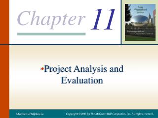 Project Analysis and Evaluation