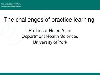 The challenges of practice learning in the light of the Francis reports