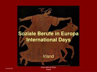 Soziale Berufe in Europa International Days
