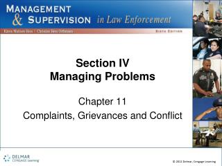 Section IV Managing Problems