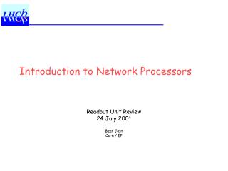 Introduction to Network Processors