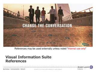 Visual Information Suite References