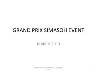 GRAND PRIX SIMASOH EVENT