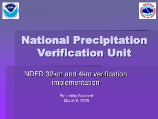 National Precipitation Verification Unit