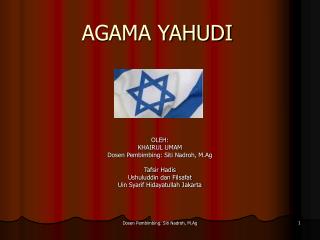 AGAMA YAHUDI