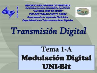 Tema 1-A Modulación Digital UNI-Bit