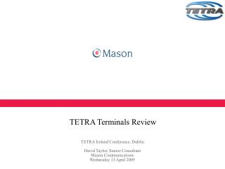 TETRA Terminals Review