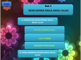 Bab 3 IMAN KEPADA RASUL-RASUL ALLAH