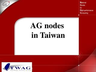 AG nodes in Taiwan