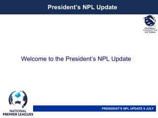 President’s NPL Update