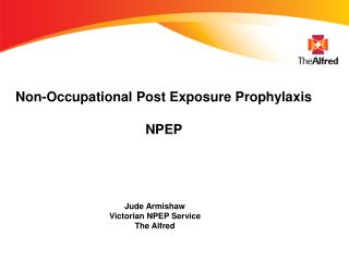 Non-Occupational Post Exposure Prophylaxis NPEP