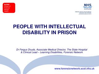 PEOPLE WITH INTELLECTUAL DISABILITY IN PRISON