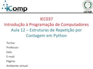 IEC037 Introdução à Programação de Computadores