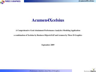 Acumen4Xcelsius