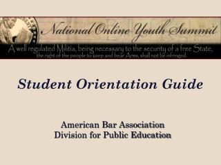 Student Orientation Guide