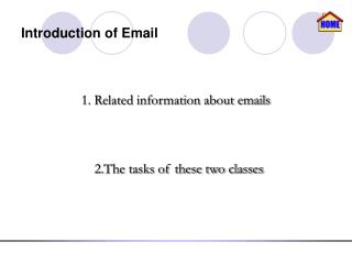 Introduction of Email