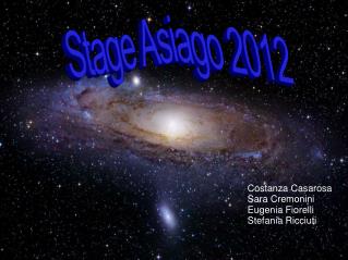Stage Asiago 2012