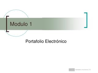 Modulo 1