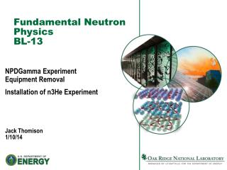 Fundamental Neutron Physics BL-13