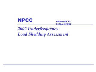 NPCC 			Agenda Item # 9 				RC Mtg. 09/10/02
