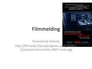 Filmmelding