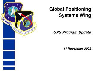 Global Positioning Systems Wing