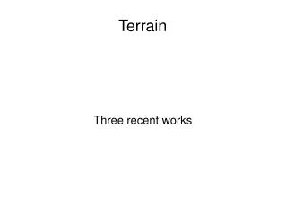 Terrain