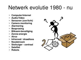 Netwerk evolutie 1980 - nu