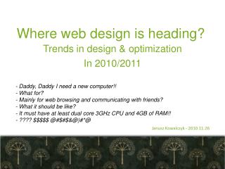 Where web design is heading ?