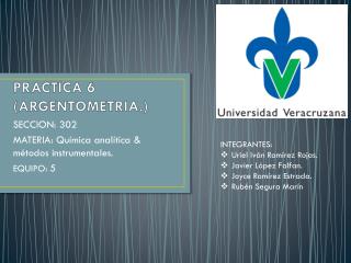 PRACTICA 6 (ARGENTOMETRIA.)