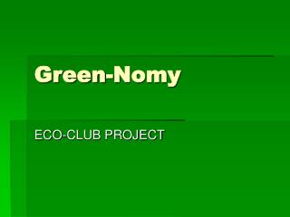 Green-Nomy