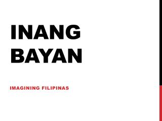 Inang Bayan