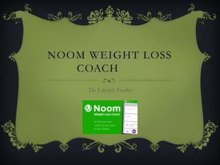 Noom Weight Loss Coach