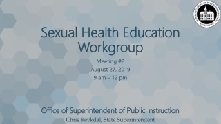 Sexual Health Education Workgroup