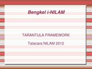 Bengkel i-NILAM